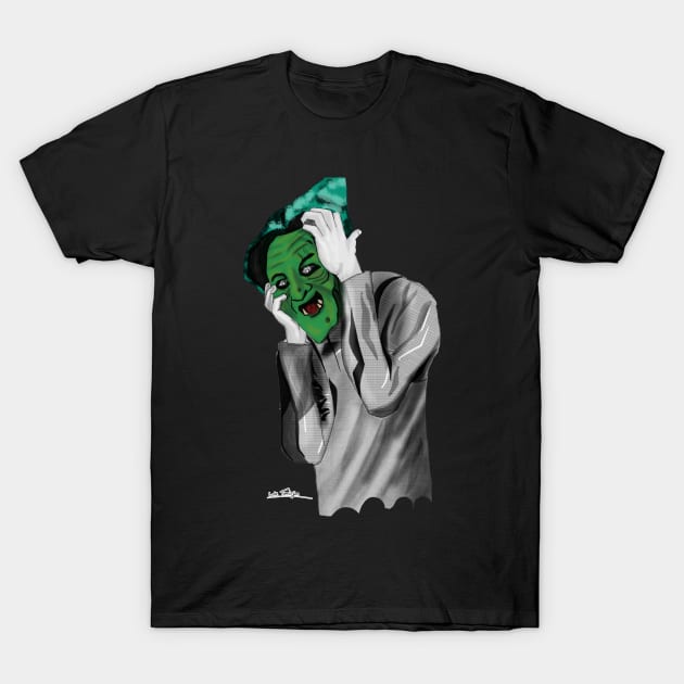 Green Witch - colour splash T-Shirt by lucafon18